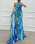 Sandra | Robe Drapée Vibrante