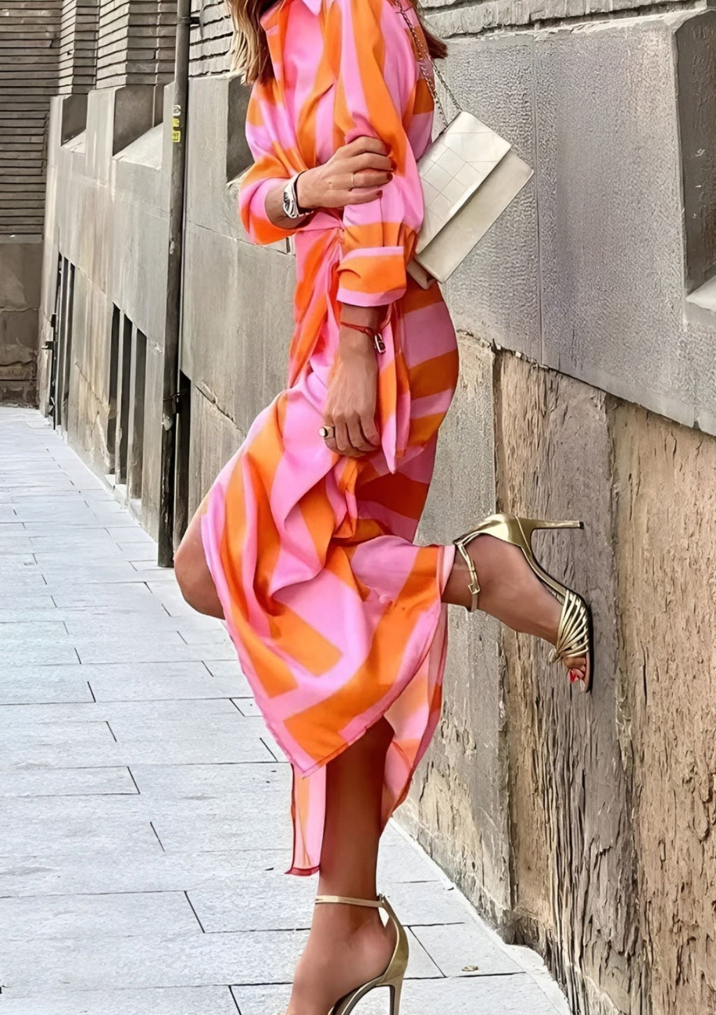 Amalia™ – Robe portefeuille imprimée intemporelle