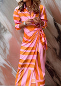 Amalia™ – Robe portefeuille imprimée intemporelle
