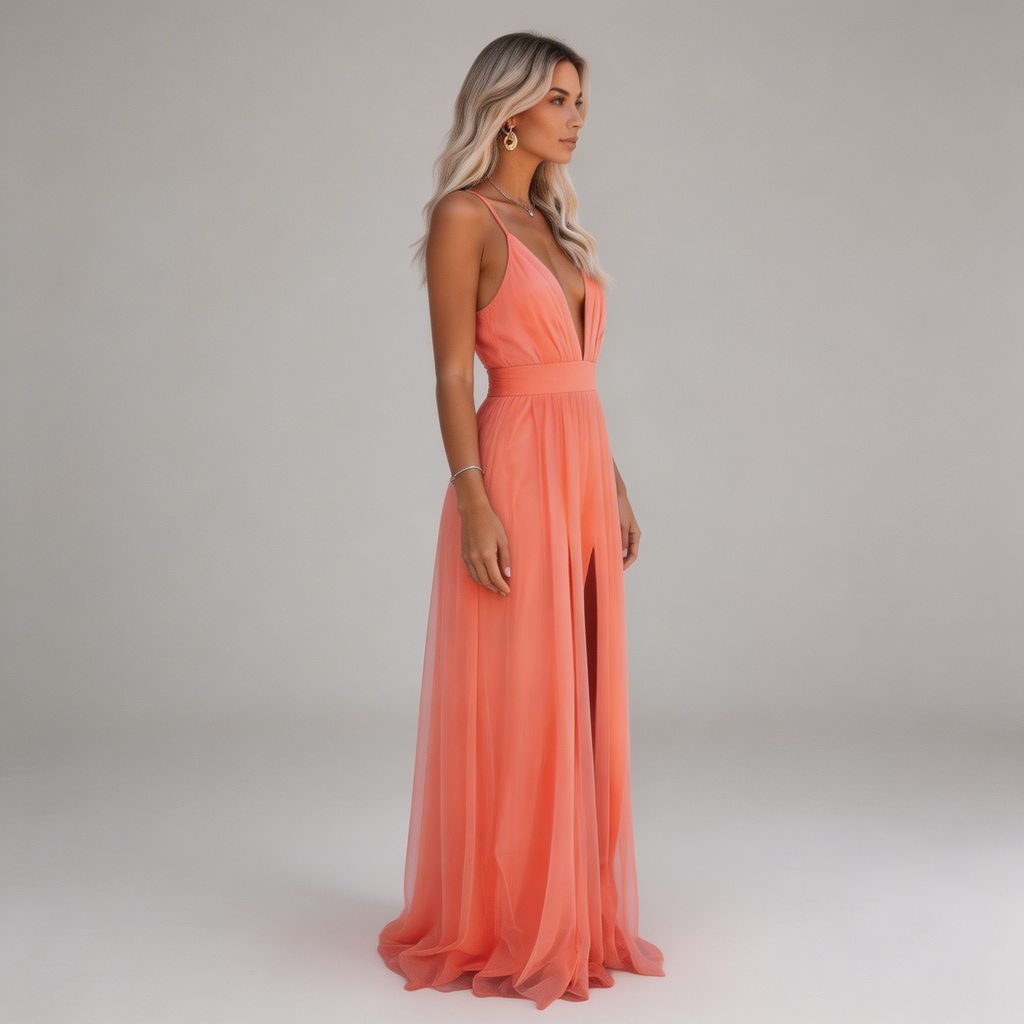 Jessy - Robe longue fluide et gracieuse