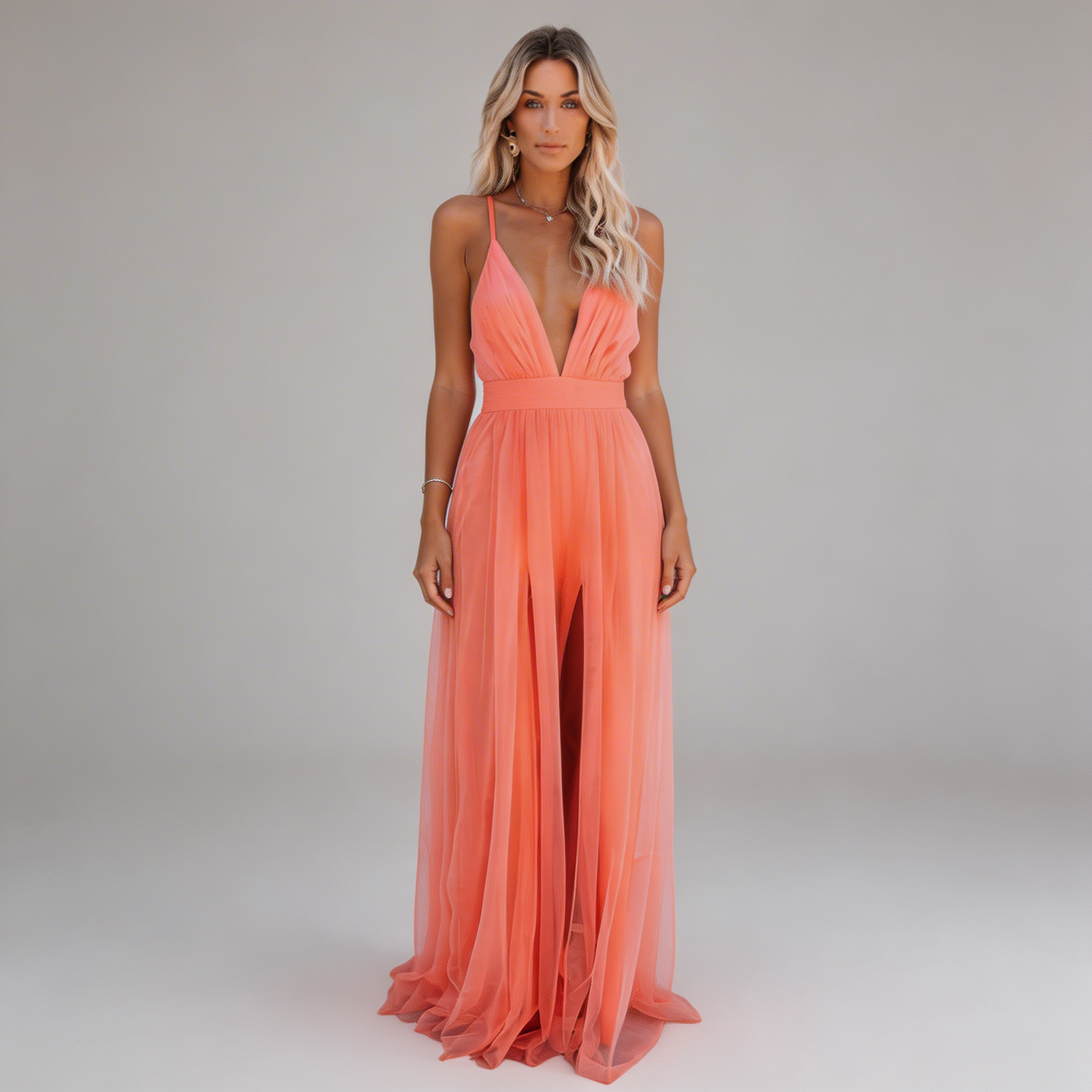 Jessy - Robe longue fluide et gracieuse