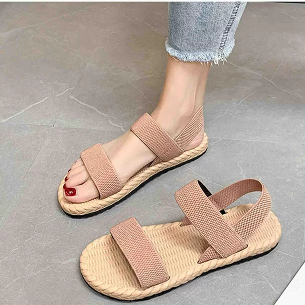 Sandales Ouvertes Avec Détail Nœud Pour Femmes | Idéal Pour L’été