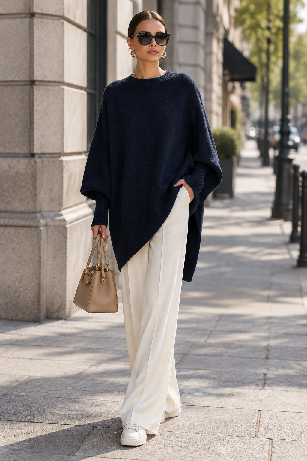 Pull Oversize Drapé