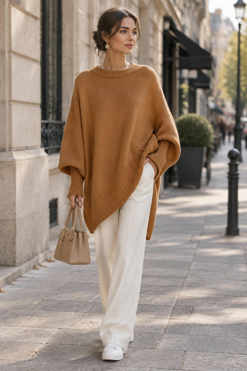 Pull Oversize Drapé