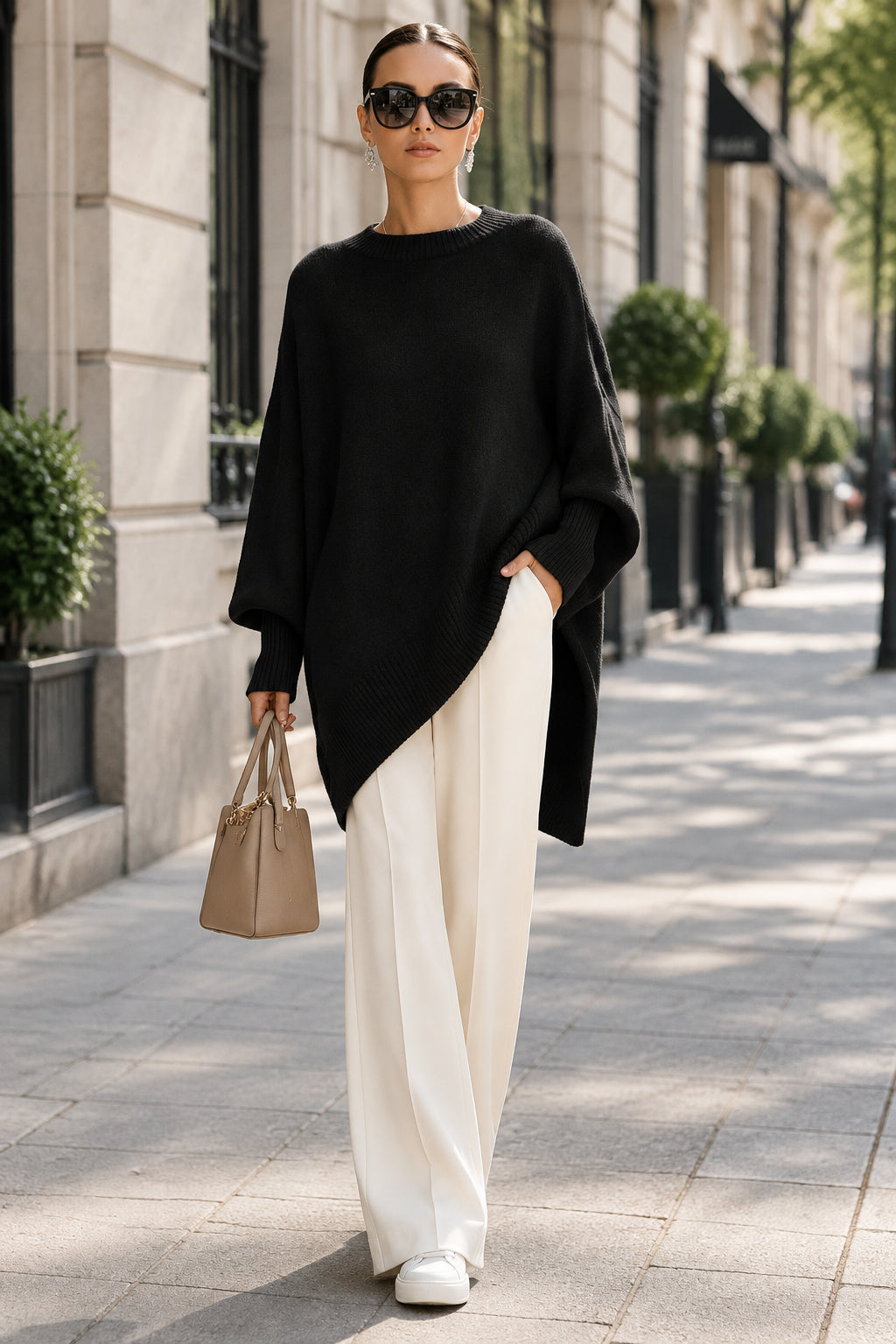 Pull Oversize Drapé