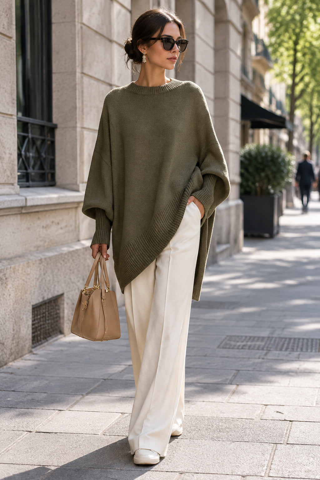 Pull Oversize Drapé