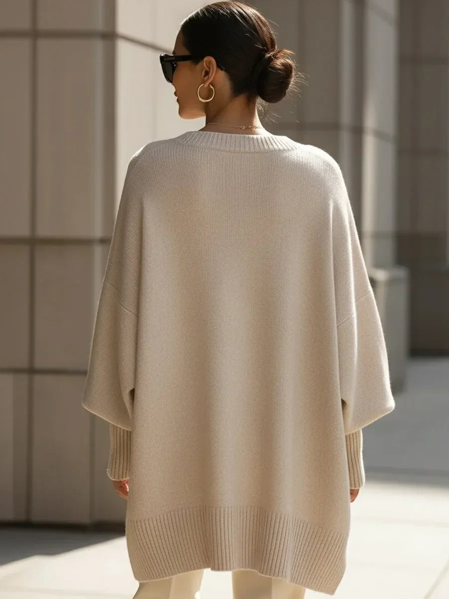 Iris - Pull en Laine Oversize Chaud et Raffiné