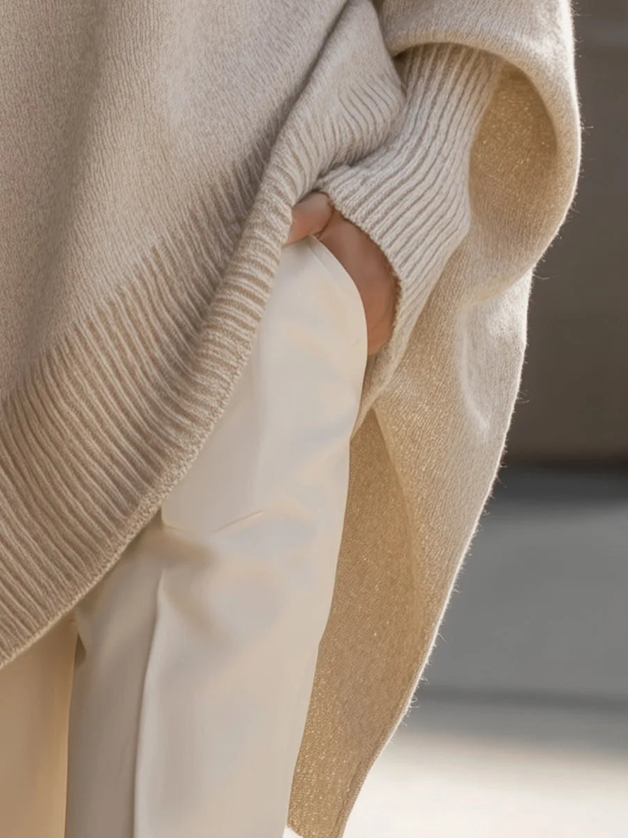 Iris - Pull en Laine Oversize Chaud et Raffiné
