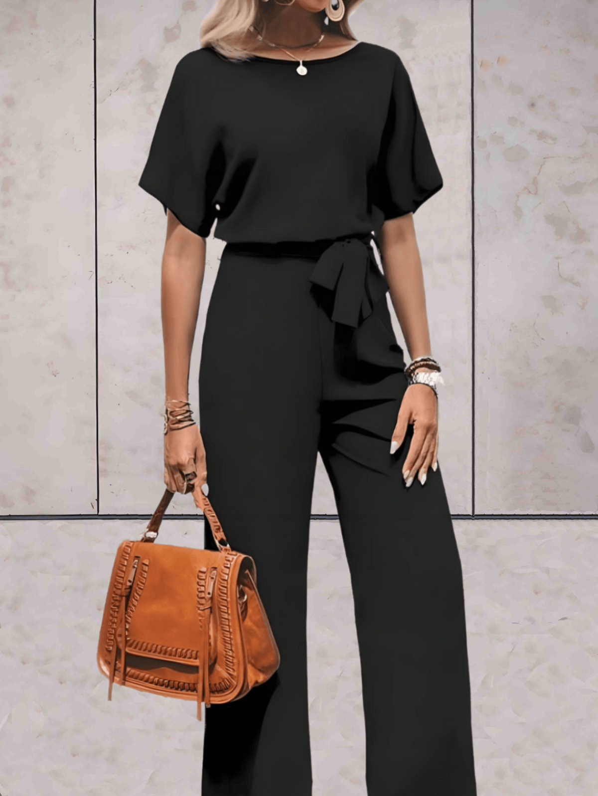 Ensemble Femme en Deux Pièces | Pantalon Large d'Été
