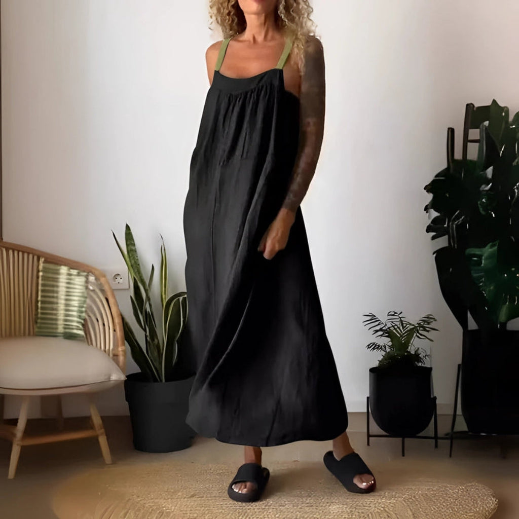 Robe d’Été à Coupe Évasée pour Femme | Idéale pour les Journées Estivales et les Sorties Décontractées