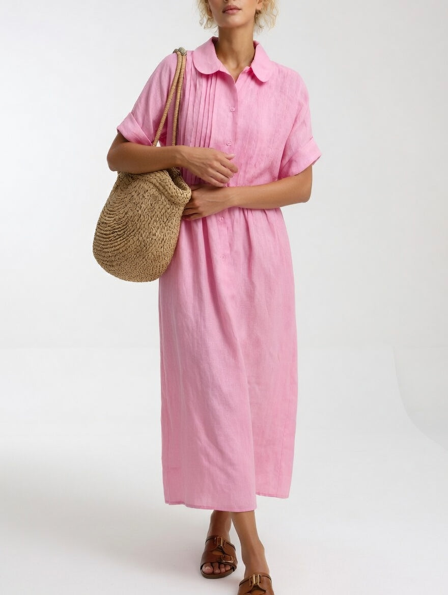 Lysandra™ - Robe chemise d'été légère