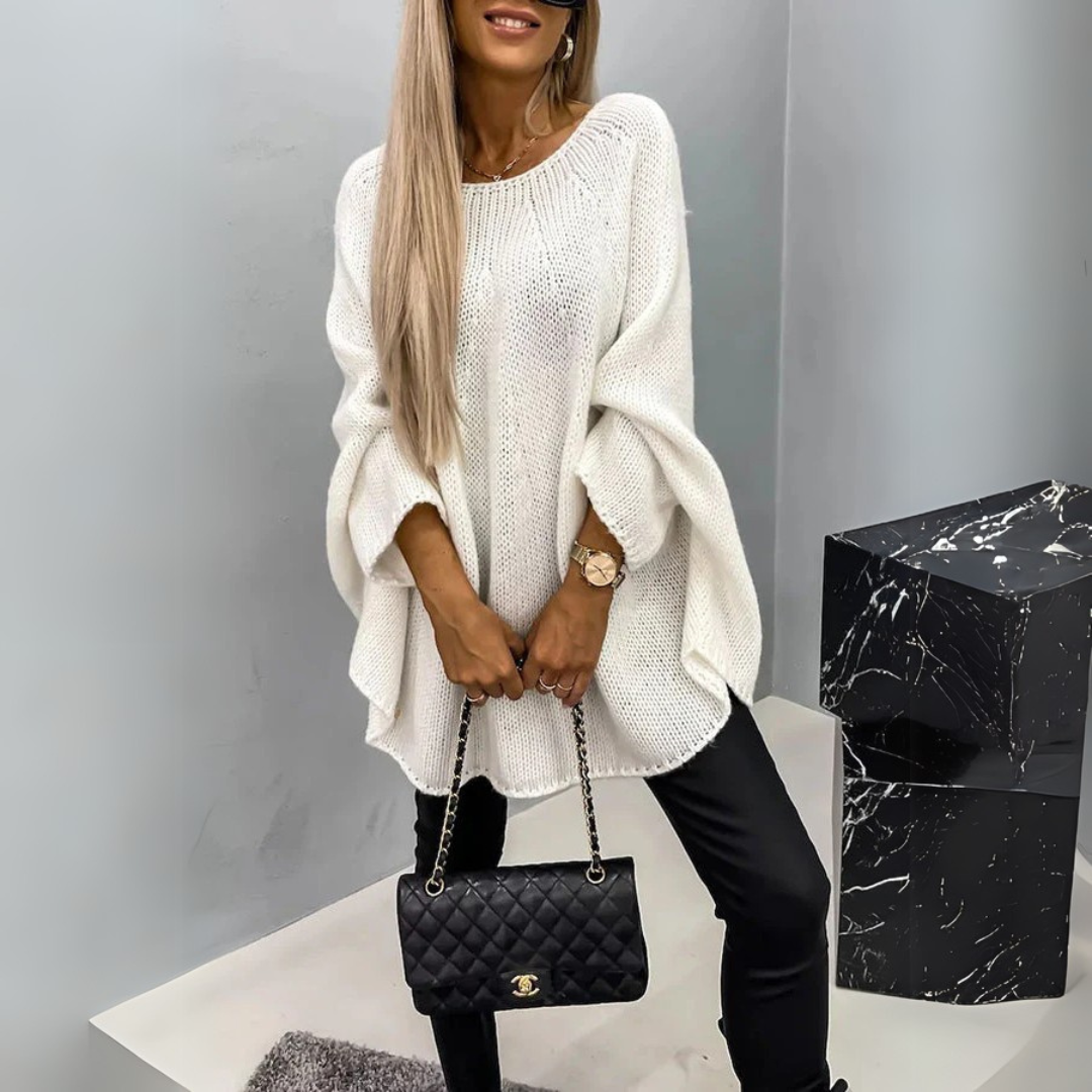 Pull Femme | Coupe Oversize & Manches Chauve-Souris