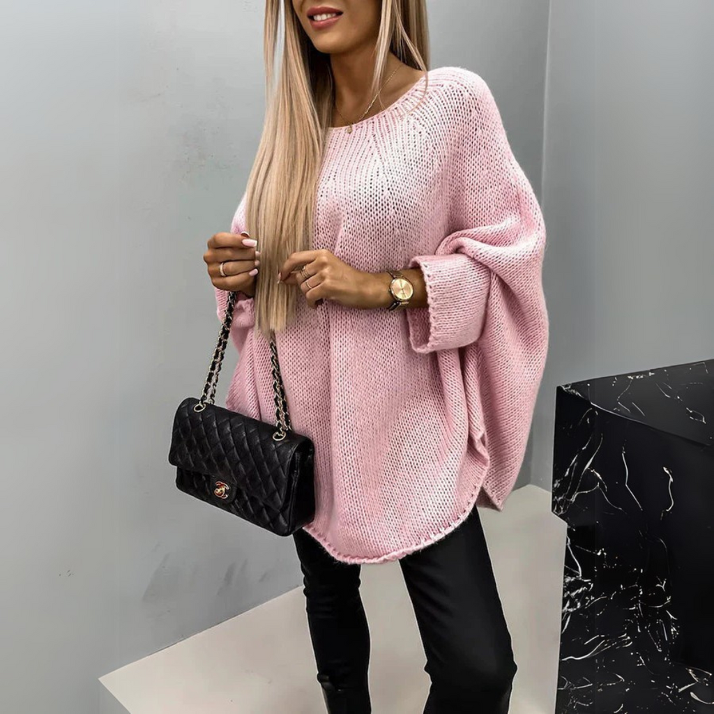 Pull Femme | Coupe Oversize & Manches Chauve-Souris