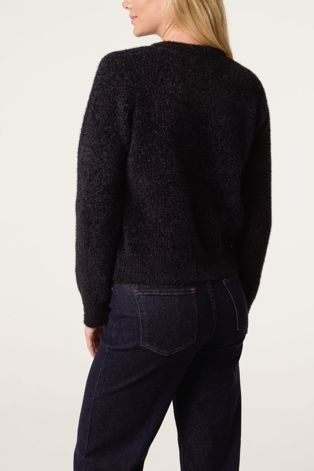 Gilet Femme Doux Texturé Tricoté