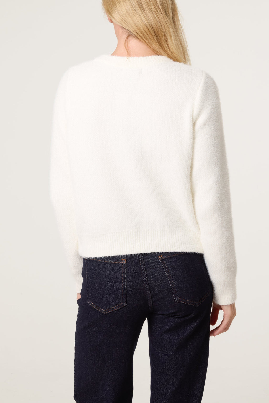 Gilet Femme Doux Texturé Tricoté