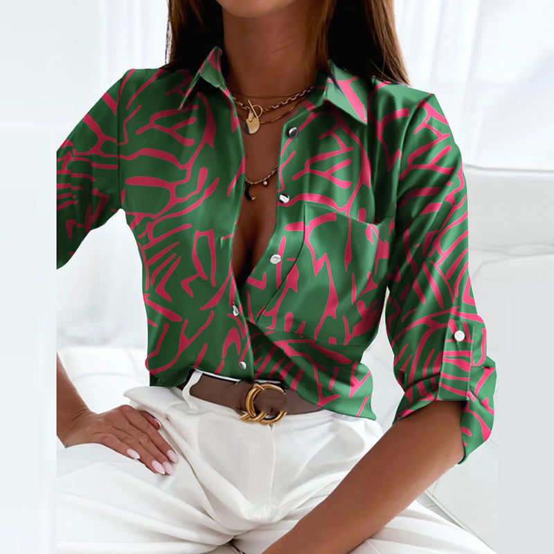 Elisa™ - Blouse Classique avec Col