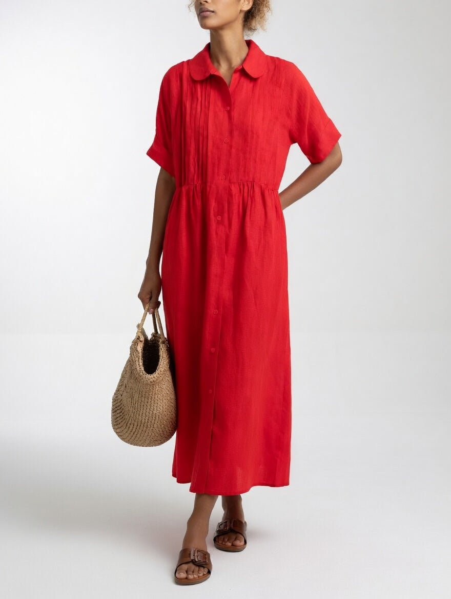 Lysandra™ - Robe chemise d'été légère