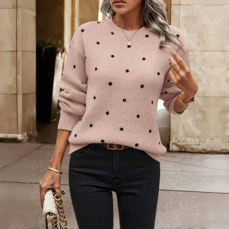 Emma | Pull à pois élégant et confortable pour femmes