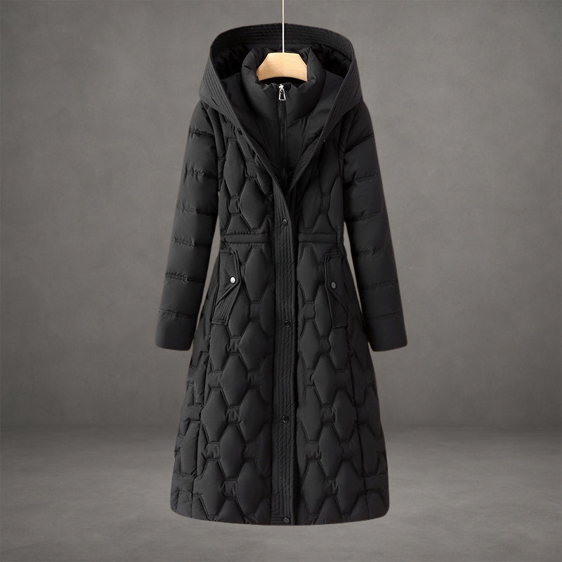 Helewise | Manteau à capuche long pour femmes