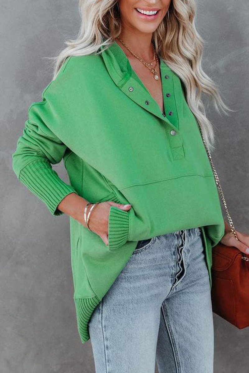 Christina | Sweat-shirt décontracté et confortable pour femmes avec coupe longue