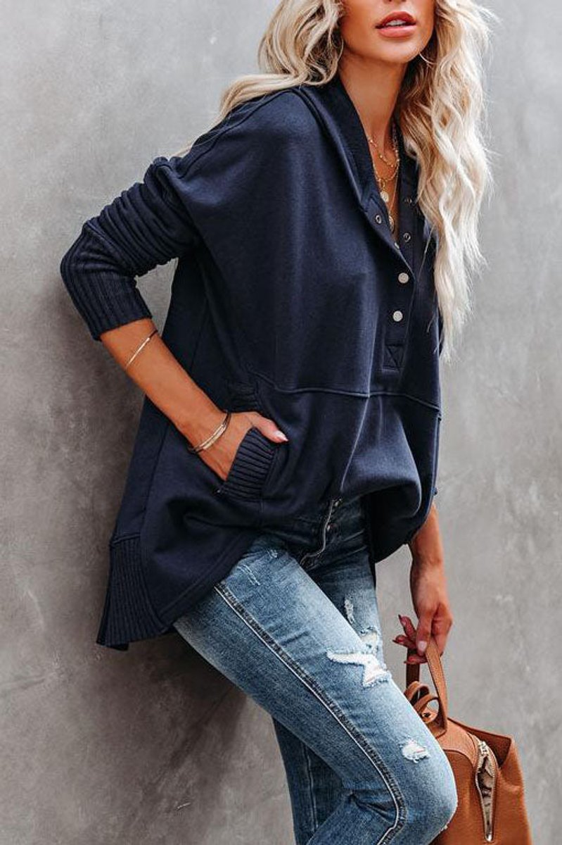 Christina | Sweat-shirt décontracté et confortable pour femmes avec coupe longue