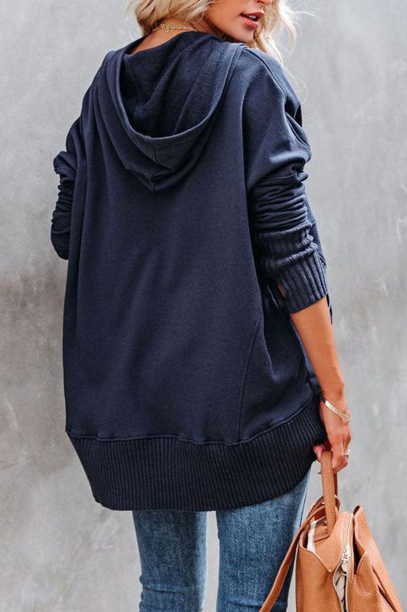 Christina | Sweat-shirt décontracté et confortable pour femmes avec coupe longue