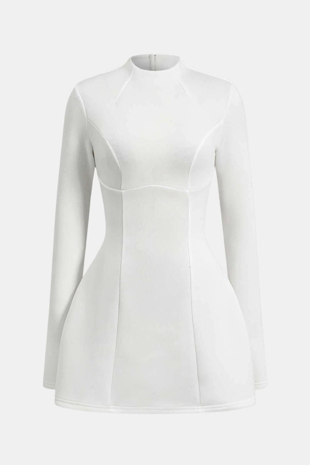 Robe Mini Avec Manches Longues Et Dos Ouvert Pour Femme | Idéal Pour Soirées Et Événements