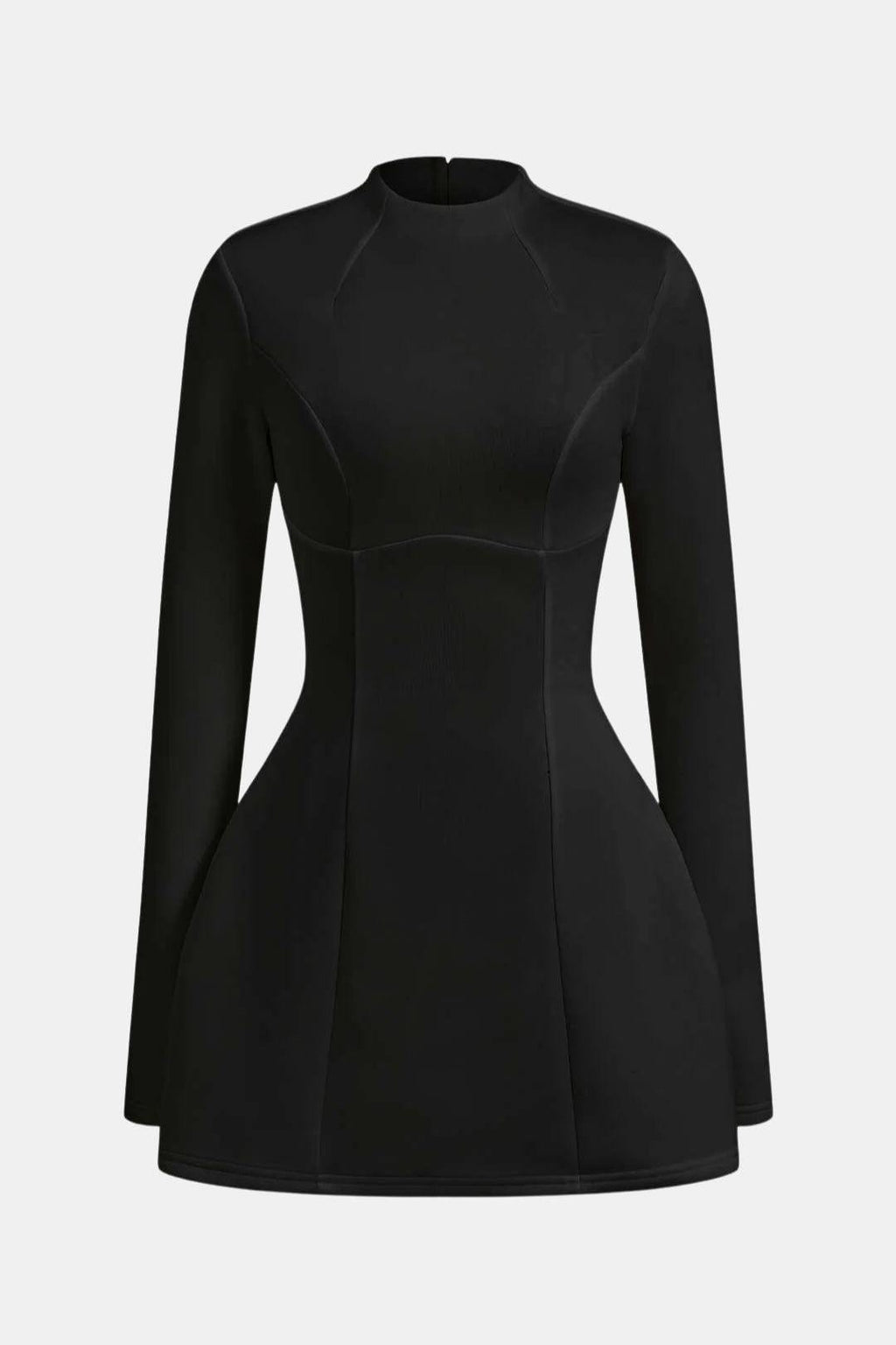 Robe Mini Avec Manches Longues Et Dos Ouvert Pour Femme | Idéal Pour Soirées Et Événements