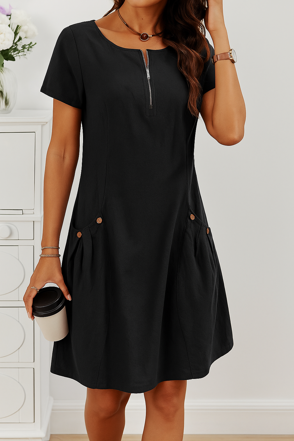 Robe Midi Femme | Décontractée & Quotidienne