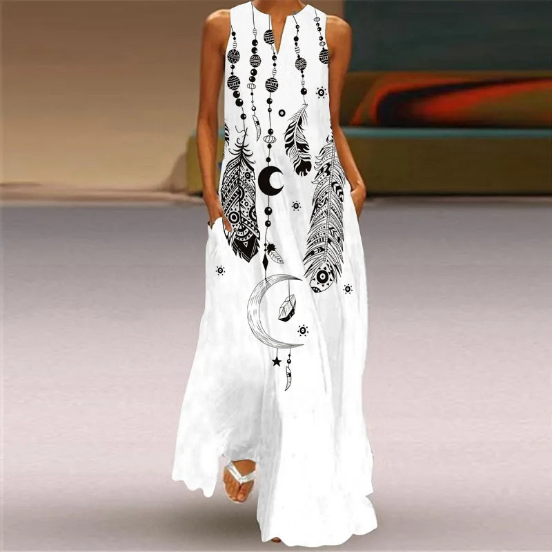 Aurelia™ Robe A-line avec design floral de papillons