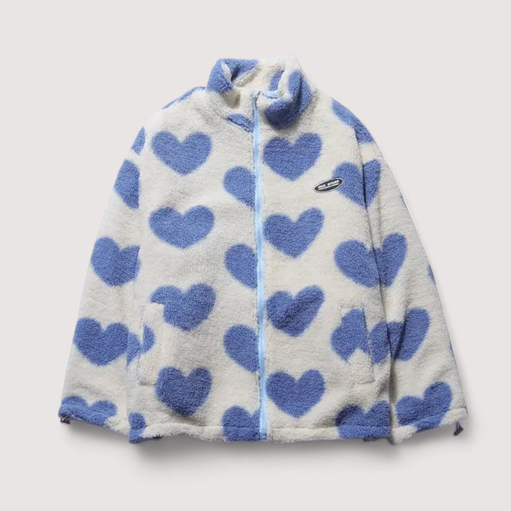 VESTE RÉVERSIBLE EN FORME DE COEUR POUR FEMMES