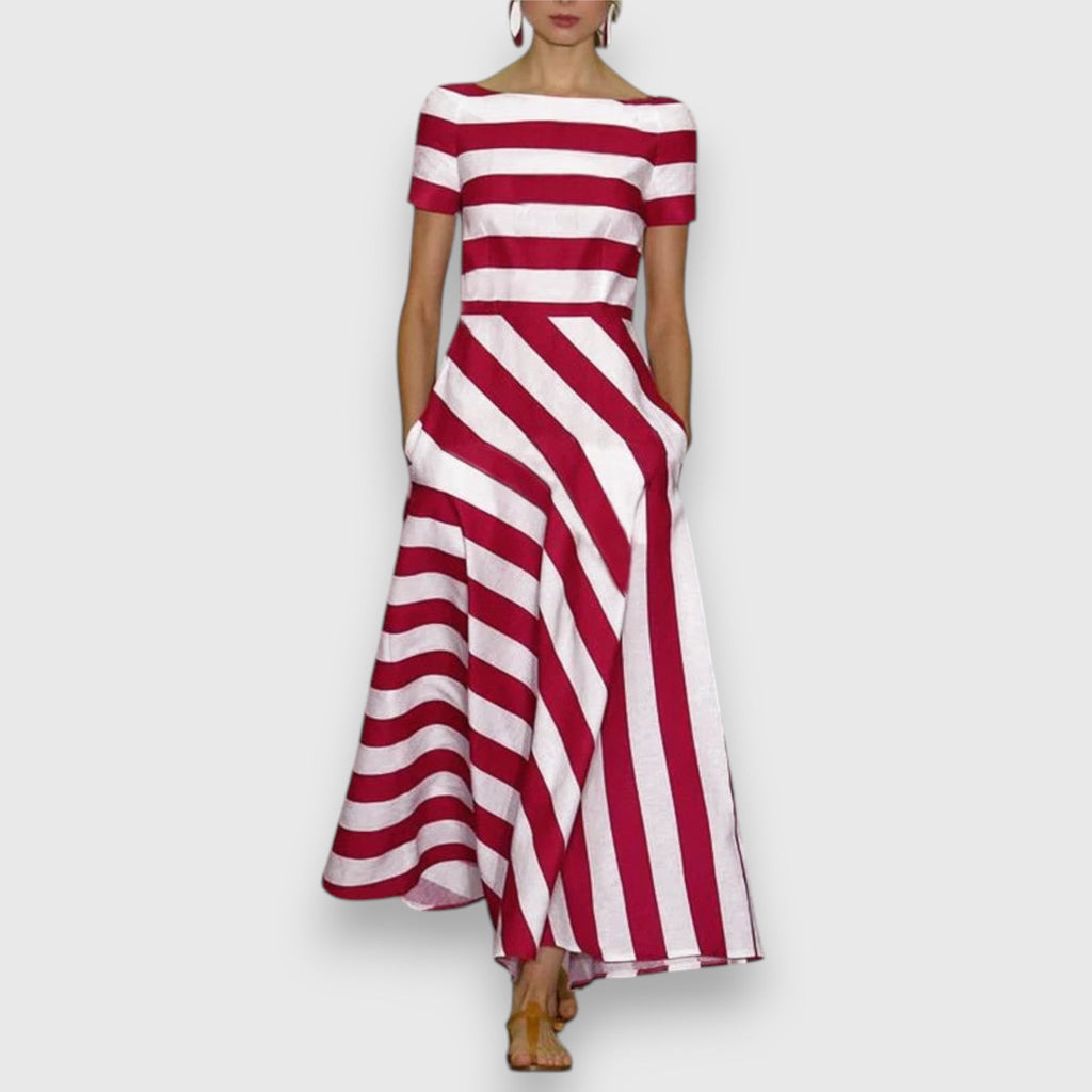 Lorie™ – Robe Rayée Élégante