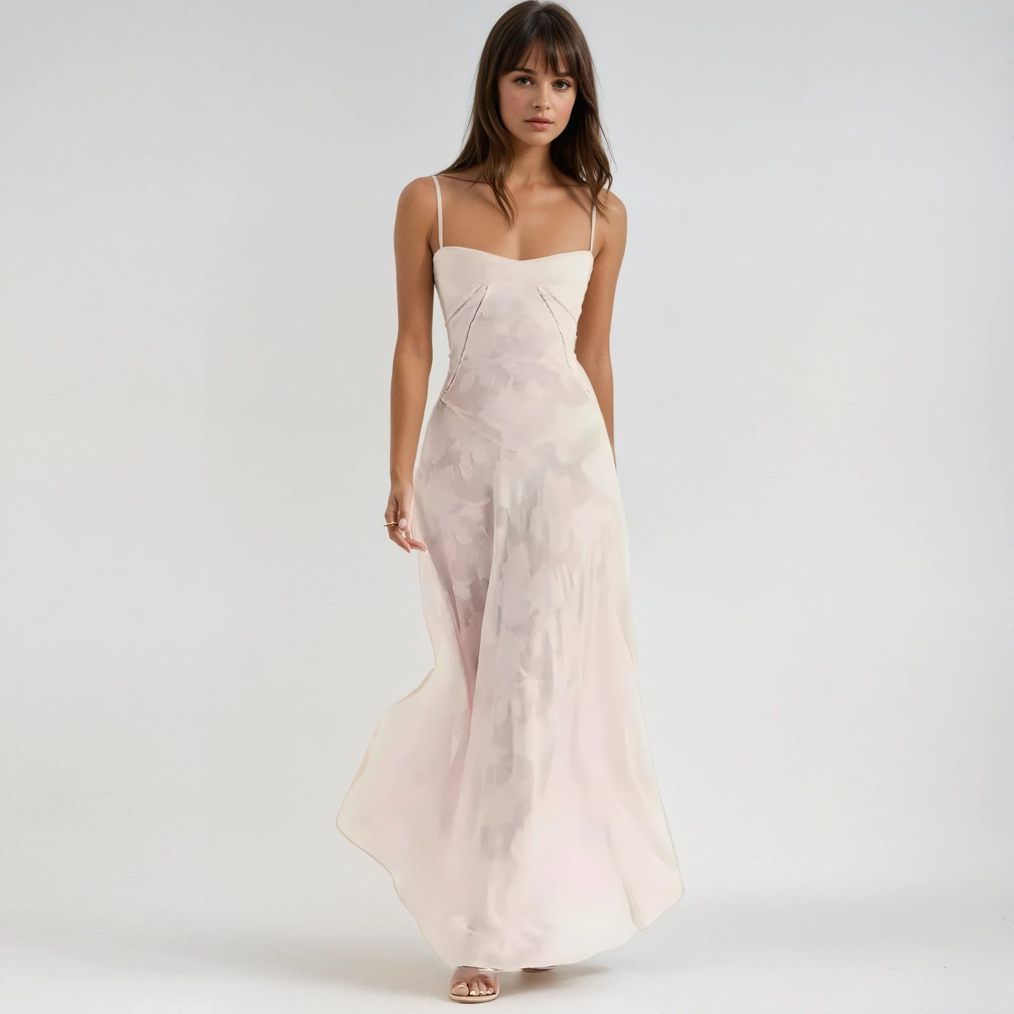 Robe Maxi de Mariage pour Invité Annabelle en Dentelle