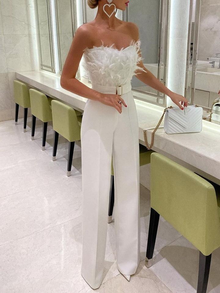 Combinaison Longue Avec Silhouette Fluide Pour Femmes | Idéale Pour Événements Et Soirées