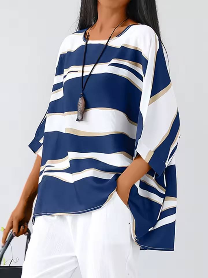 Aria™ - Blouse à col rond élégante
