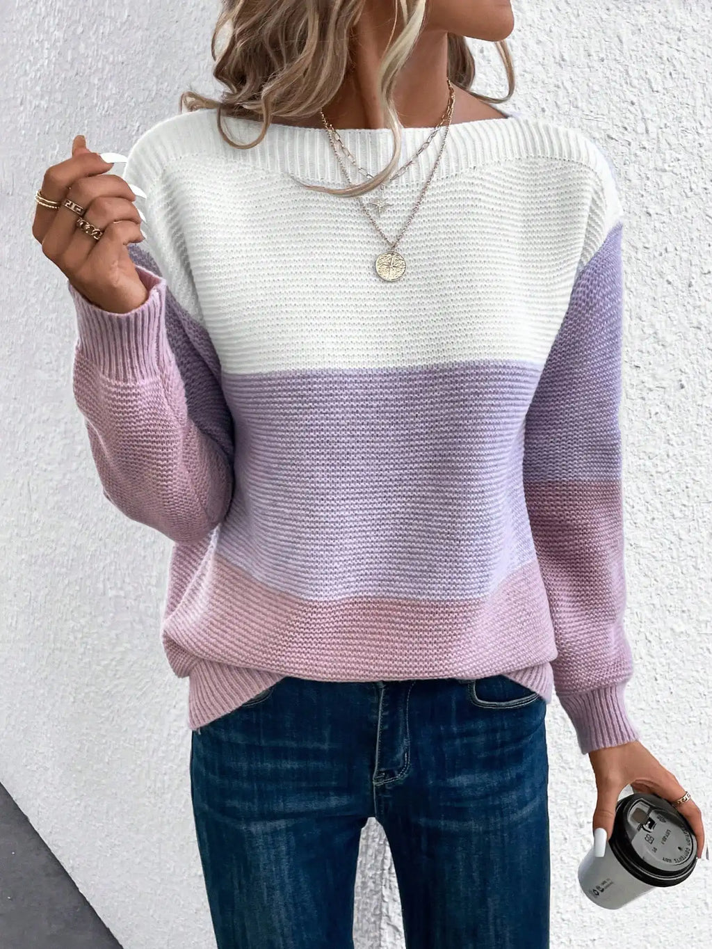 Esther - Pull Tricoté Élégant