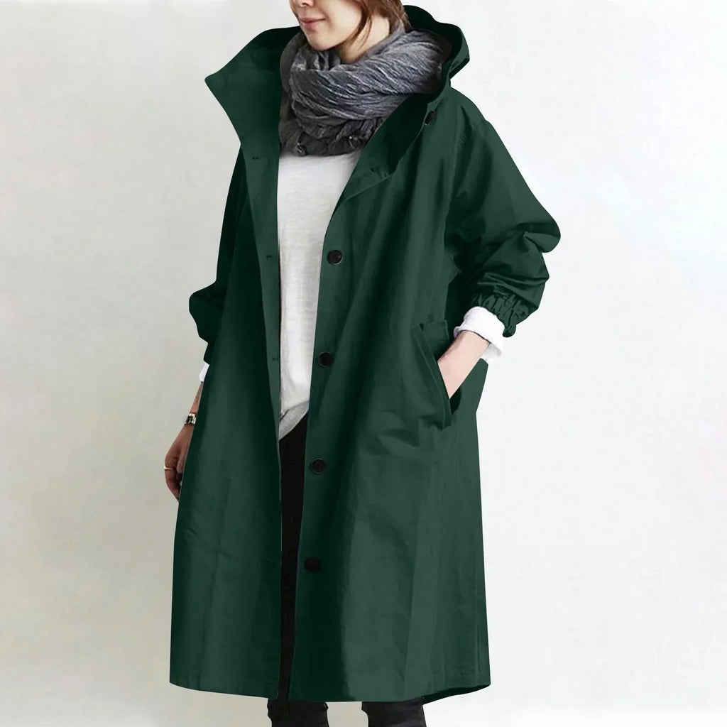 MANTEAU LONG RELAXE POUR FEMMES