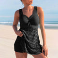 Tankini Deux Pièces avec Bretelles Réglables pour Femmes | Idéal pour la Plage et la Piscine
