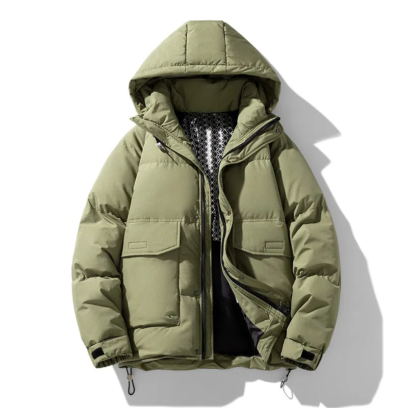 Lucas - Manteau d'Hiver Matelassé Élégant