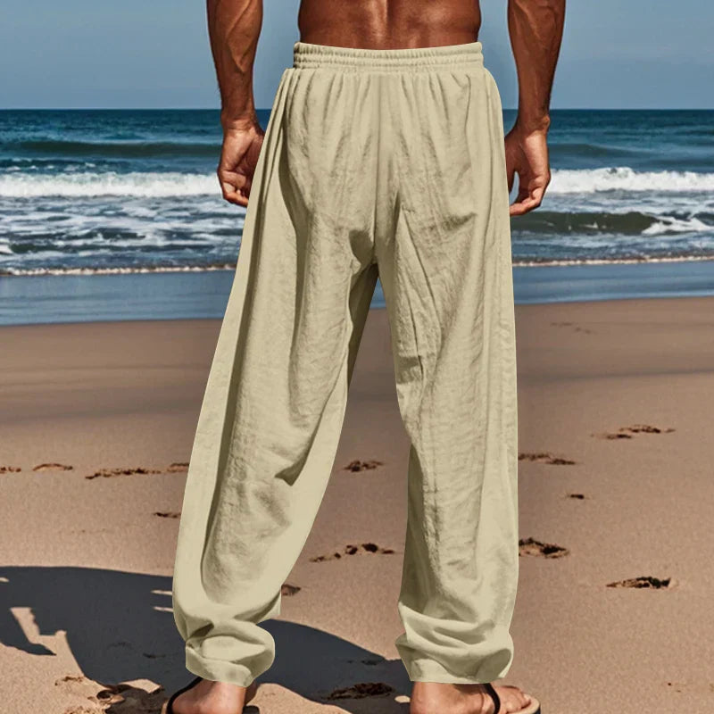Rafi - Pantalon en lin Ocean Breeze