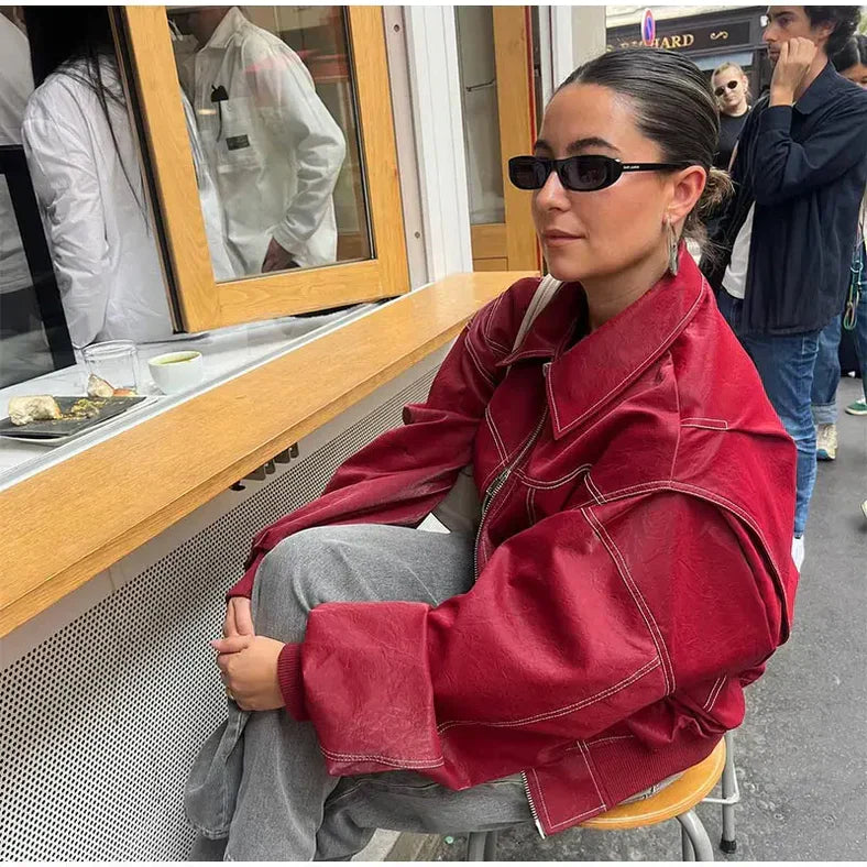 Clara | Veste Bomber Oversized pour Femmes