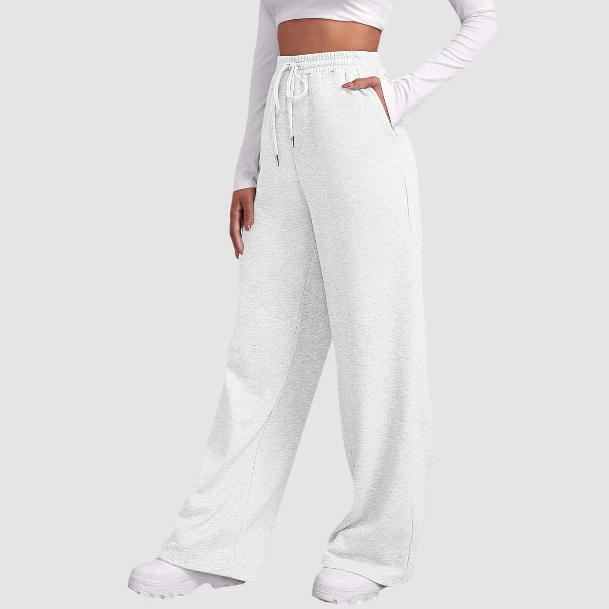 Pantalons Modernes Taille Haute – Style et Confort en Un