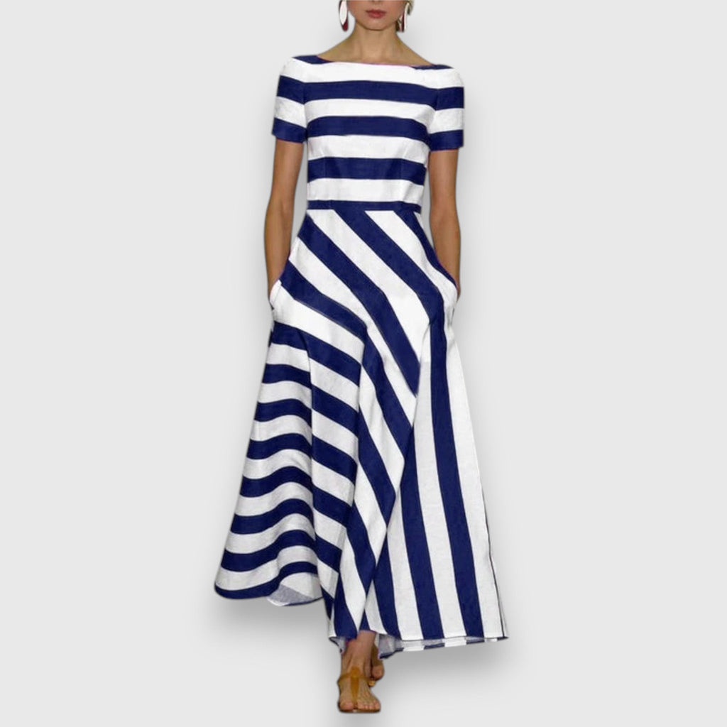 Lorie™ – Robe Rayée Élégante