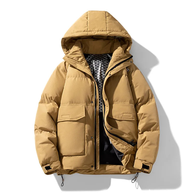 Lucas - Manteau d'Hiver Matelassé Élégant