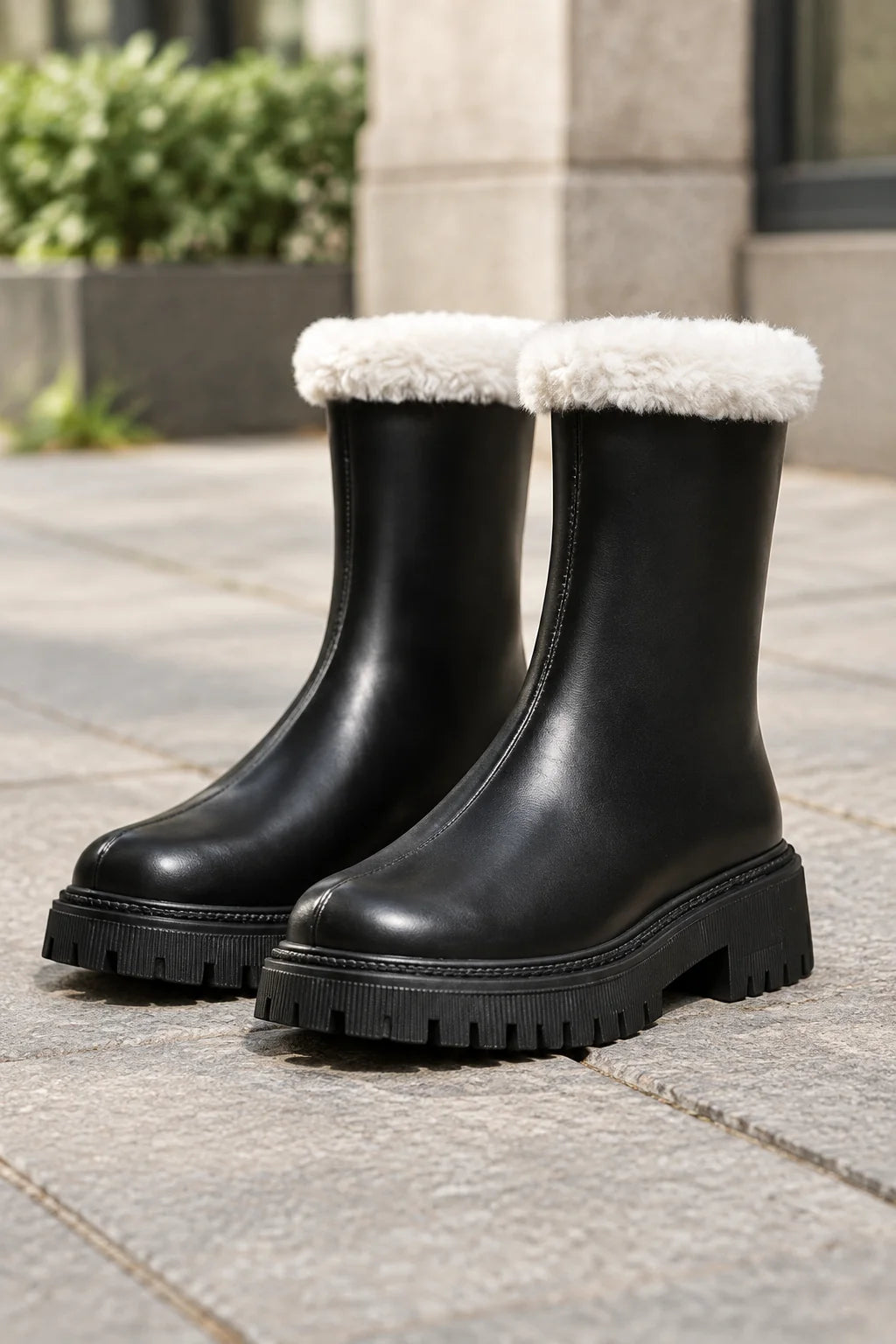 Bottes Cheville Confort Intérieur Chaleureux