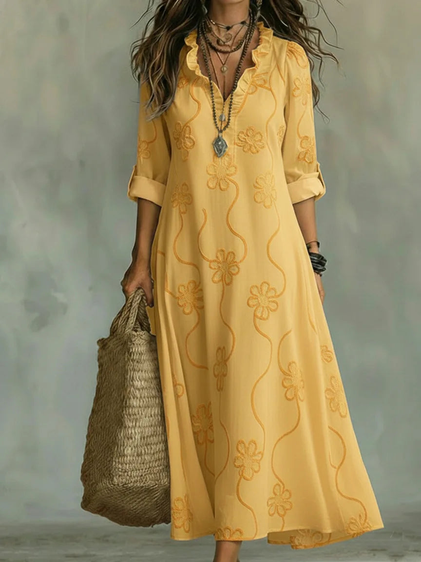 Loelia | Robe maxi confortable pour le quotidien et les vacances