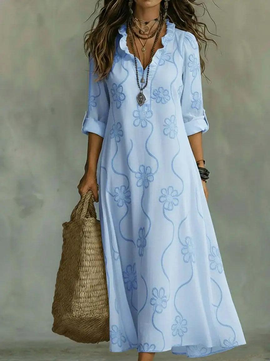 Loelia | Robe maxi confortable pour le quotidien et les vacances