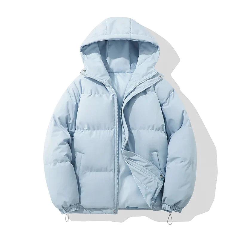 Doudoune en Coton Mixte – Capuche Ajustable et Fermeture Zippée Sécurisée