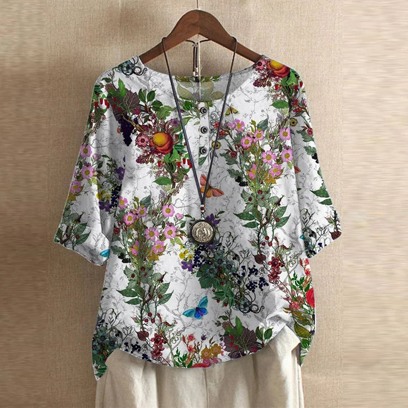 Anya™ | Blouse rétro inspirée