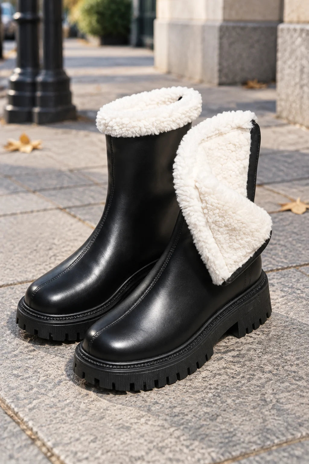 Bottes Cheville Confort Intérieur Chaleureux